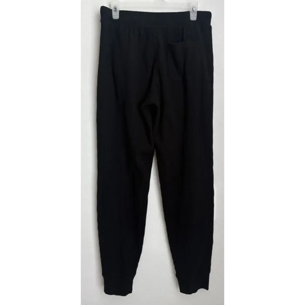 ALO Yoga Muse Ribbed Joggers in Black